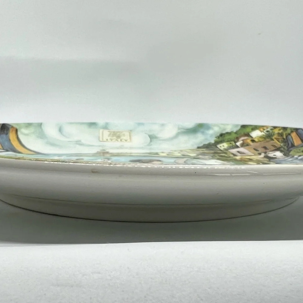 Brunelli Market Scenes by EFFETTI D'ARTE Large Dinner Plate